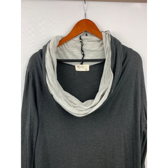 Women’s Jules Elin Long Sleeve Gray Pull over Size L - Picture 2 of 6
